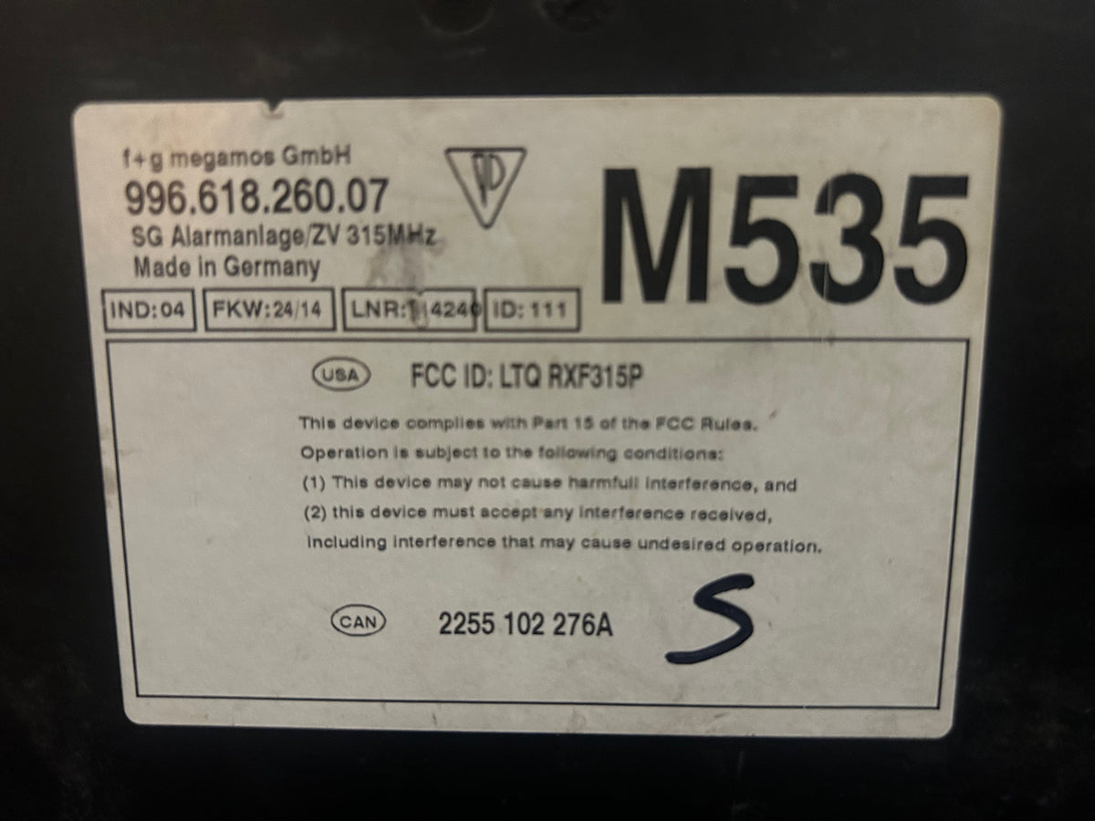 Porsche 986 Boxster Immobilizer (99661826007) M535
