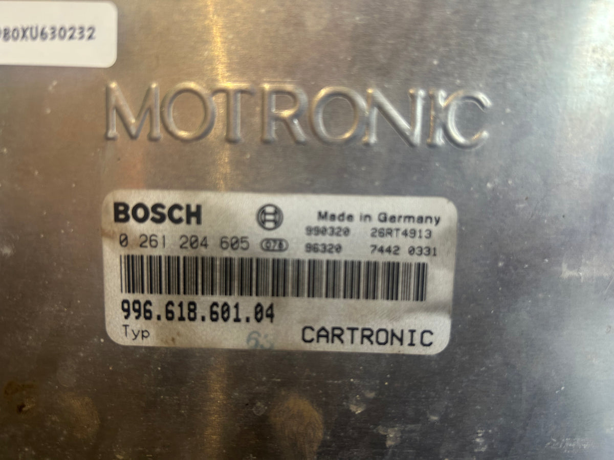 1999 Porsche 986 Boxster DME, ECU, and Key