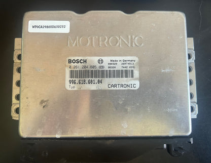 1999 Porsche 986 Boxster DME, ECU, and Key